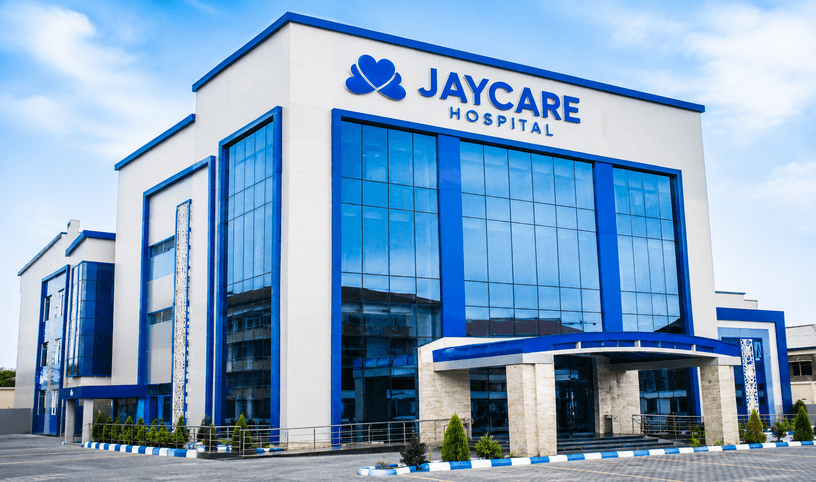 Jaycare Hospital building and main entrance